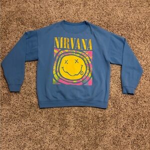 Altar'd State Blue Nirvana Sweatshirt